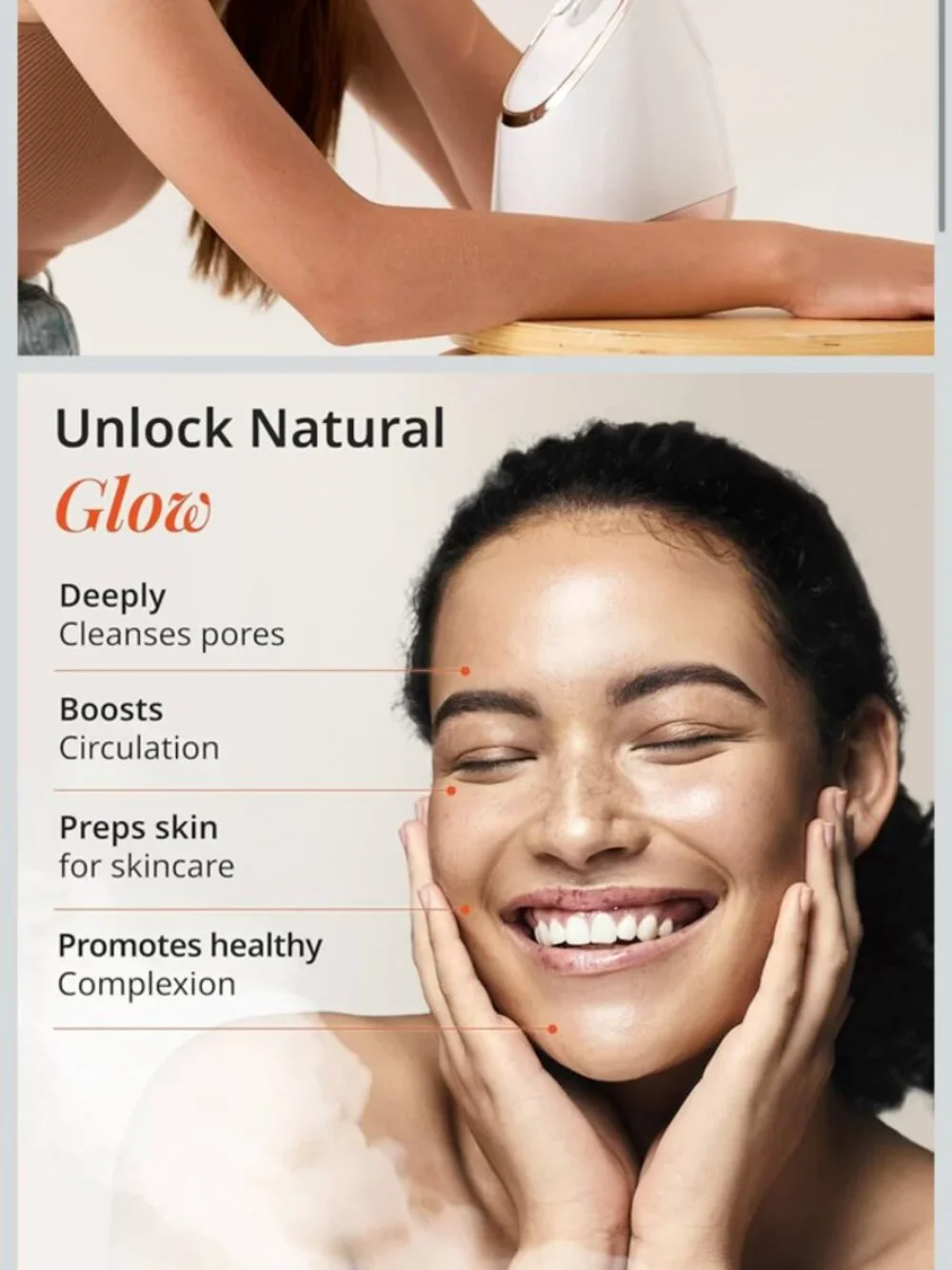 NEW Vanity Planet Aira Ionic Facial Steamer Rose Gold | Nano Ionic Pore Cleanser